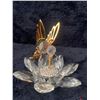 Image 3 : Rare Swarovski Gold Plated In Flight Hummingbird