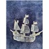 Image 3 : Swarovski Santa Maria Crystal Ship & Stand