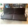 Image 1 : Black Fabric & Metal Folding Futon