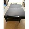Image 3 : Black Fabric & Metal Folding Futon