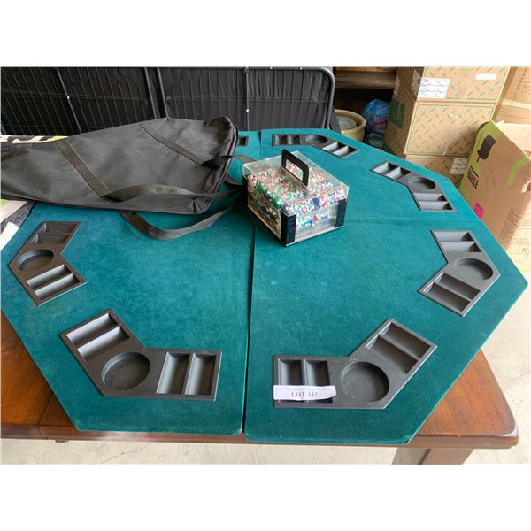 Poker Table w Case and Poker Chips Children's Blue Vanity, Castle, House, Rainbow House & Easy Bake 