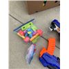 Image 5 : Nerf Guns, Minion, Hotwheels Cars, Track & Case, Building Blocks, Car Bag & Mini Sled