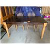 Image 3 : Wood Kitchen Table with 4 Chairs
