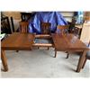 Image 6 : Beautiful Ashley Furniture Wood Dining Room Extendable Table & 8 Chairs