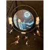 Image 1 : Huge Aboriginal Dream-catcher Embellished w Feathers