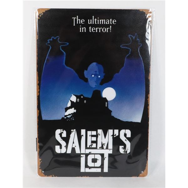 NEW SALEM'S LOT REPLICA MOVIE POSTER METAL SIGN