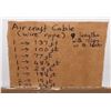Image 2 : LARGE LOT OF AIRCRAFT CABLE