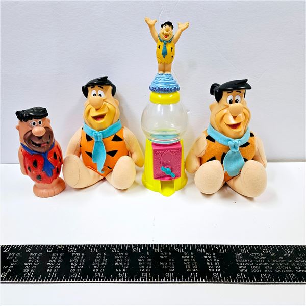 VINTAGE FLINTSTONE ITEMS - 2X TRAVEL BUDDIES,