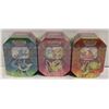 Image 1 : LOT OF 3 SEALED POKEMON GX TINS 4 PACKS PER TIN