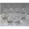 Image 1 : LOT OF 6 VINTAGE CRYSTAL STEMWARE 5" HIGH & 4