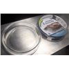 Image 1 : ANCHOR HOCKING 9" GLASS PIE PLATE - NEW PACK OF 2