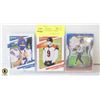 Image 1 : LOT OF 3 NFL FOOTBALL STARS