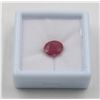 Image 1 : #01-HEATED RED RUBY GEMSTONE 4.55CT