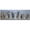 Image 1 : 3 SETS OF ANGEL CANDLE HOLDERS - SHINY PEARL,