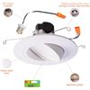 Image 3 : BRAND NEW HALO RECESSED 5"/6" GIMBLE ADJUSTABLE