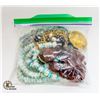Image 1 : LOT ASSORTED ESTATE NECKLACES