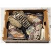 Image 1 : MENS CAMO HUNTING BOOTS, CABELAS BAG, GUN SHELL