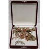 Image 1 : ESTATE RED VELVET BOX FULL OF ESTATE