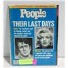 Image 1 : PEOPLE MAGAZINE OCT 1985 THEIR LAST DAYS ROCK+