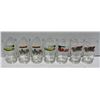 Image 1 : 7 VINTAGE CAR THEMED GLASSES