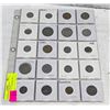 Image 2 : COINS IN 2X2 HOLDERS IN PROTECTIVE SHEETS