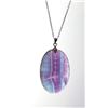 Image 2 : 4)  NATURAL TRANSLUCENT PURPLE, BLUE & GREEN 51.20