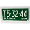 Image 1 : NEW 1968 UNUSED LICENCE PLATE