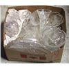Image 1 : CRYSTAL/CUT GLASS LOT OF 20 PIECES ASSORTED