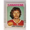 Image 1 : 1975-76 O-PEE-CHEE LARRY ROBINSON (HOF)