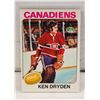 Image 1 : 1975-76 O-PEE-CHEE KEN DRYDEN (HOF)