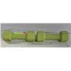 Image 1 : NICE PAIR OF GO ZONE RUBBER COATED 5LB WEIGHTS