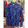 Image 1 : 1970S LADIES SKI JUMP PATTERN SHIRT SZ M