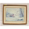 Image 1 : FRAMED SIGNED NUMBERED WALL HANGING