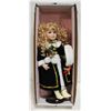 Image 1 : PORCELIN DOLL BLONDE LONG CURLY HAIR WITH BANGS -