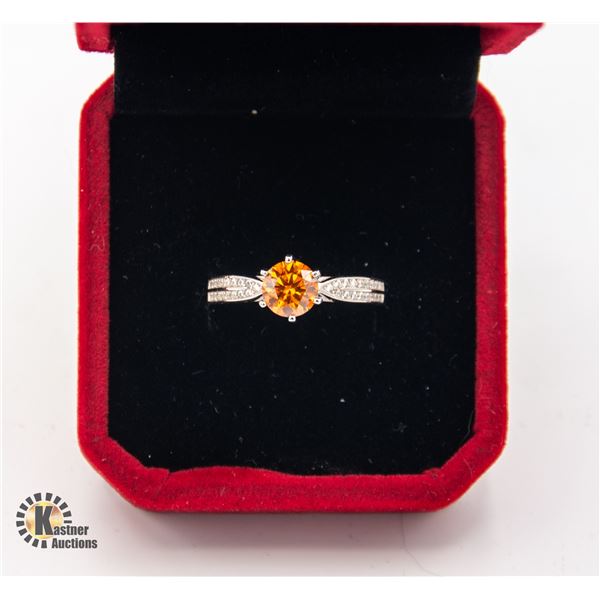 #627-CUSTOM HAND SET 1.00 CT ROUND