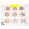 Image 2 : NINE CANADIAN DOLLAR COINS
