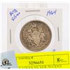 Image 1 : 1964 CANADIAN SILVER 50 CENT COIN 80% SILVER