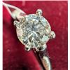 Image 1 : BZ2021-38C 10K 1.2G LAB DIAMOND 0.6CT RING