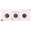 Image 2 : LOT OF 3 VARIOUS CANADA LARGE 1 CENT COINS
