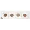 Image 1 : LOT OF 4 VARIOUS CANADA LARGE 1 CENT COINS