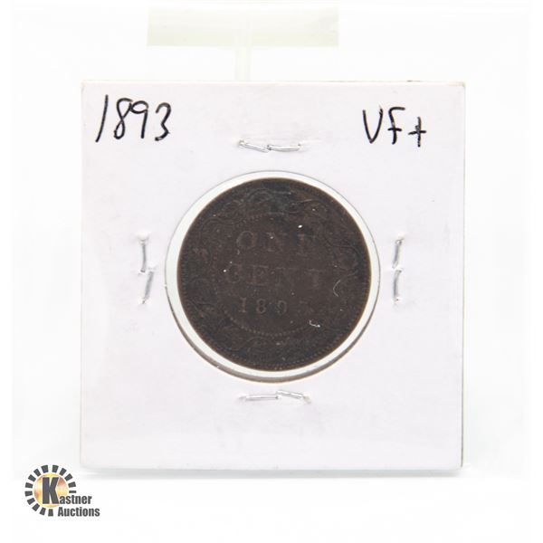 1893 CANADA LARGE 1 CENT COIN