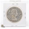 Image 2 : 1957 SILVER CANADA $1 DOLLAR COIN