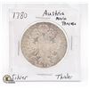 Image 1 : 1780 SILVER AUSTRIA MARIA THERESA THALER COIN