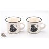 Image 1 : PAIR OF NEW HAIDA NATIVE DESIGN ESPRESSO CUPS