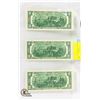 Image 1 : 2 CONSECUTIVE US $2 NOTES
