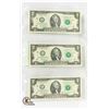 Image 2 : 2 CONSECUTIVE US $2 NOTES