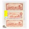 Image 2 : 2X1954 $2 NOTES 1X1974 $2 NOTE