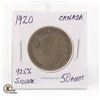 Image 1 : 1920 KING GEORGE 92.5% SILVER 50 CENTS