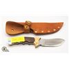 Image 1 : 4 INCH RIGID KNIFE USA LEATHER SHEATH