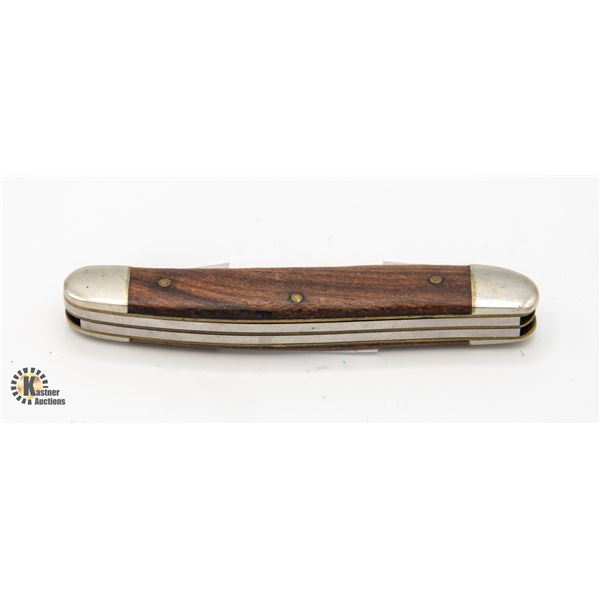 2.5" RIGID POCKET KNIFE 3 BLADE USA